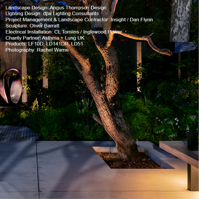 Asthma + Lung UK Breathing Space Garden   RHS Chelsea Flower Show 2026  Lightgraphix Creative Lighting Solutions